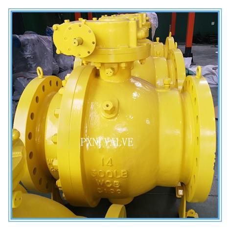 Full Port Cast Steel Trunnion Mounted Ball Valve