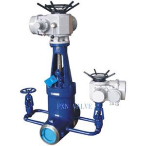 Electric Actuator Gate Valve With By-pass