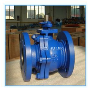 Two Piece Floating Ball Valve In Flange End