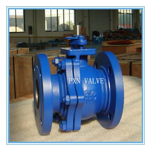 Two Piece Floating Ball Valve In Flange End
