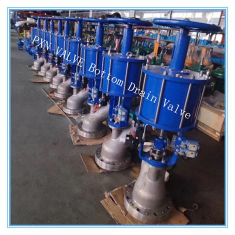 Y Type Pneumatic Tank Bottom Valve
