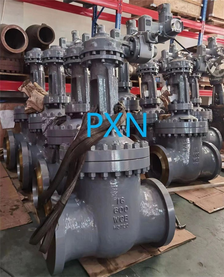 WCB Class 600 Electric Actuator Rising Stem Butt Weld Gate Valve For Power Station